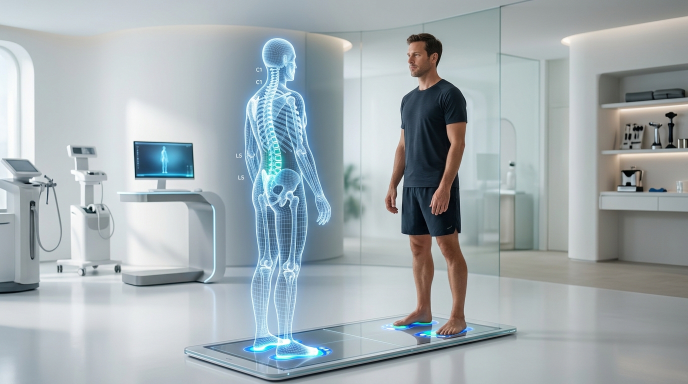Clinical digital postural assessment and spine alignment scan