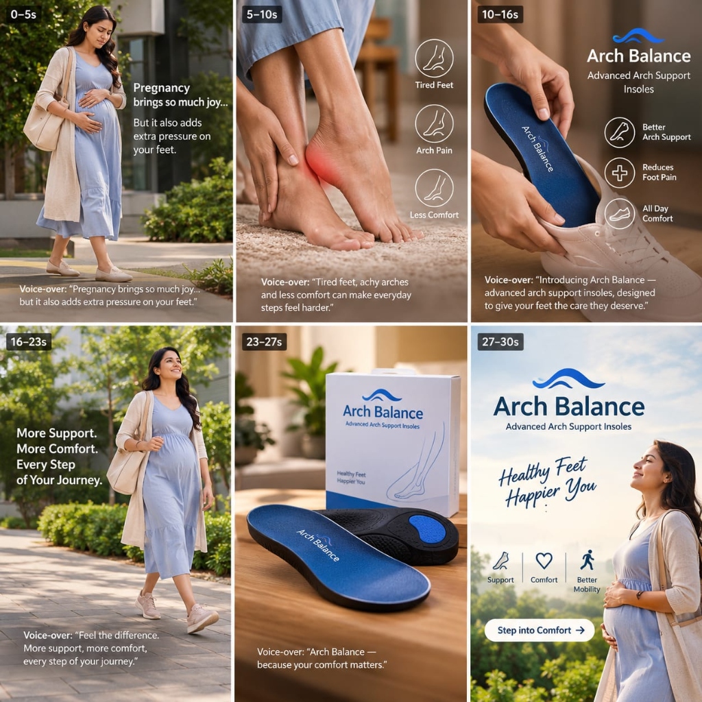 Pregnancy Arch Support and Mobility in any footwear